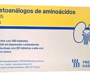 ALFACETOANALOGOS DE AMINOÁCIDOS TBLS 630 MG *FRESENIUS*
