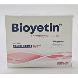 BIOYETIN 4000 UI C/6