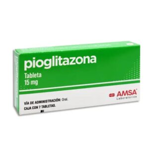 PIOGLITAZONA 15 MG C/7