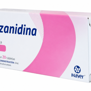 TIZANIDINA 2 MG C/20 TBLS (Sirdalud)