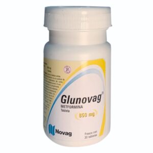 GLUNOVAG 850 MG TBLS C/30