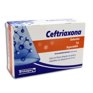 CEFTRIAXONA 1 GR I.M INY C/1
