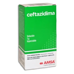 CEFTAZIDIMA 1GR/3ML INY C/1