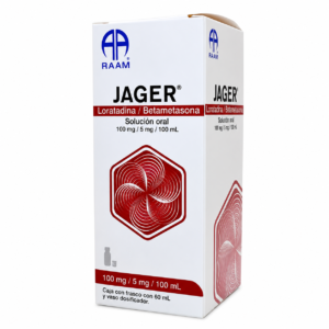 JAGER 100/8MG 100ML SOL 60 ML