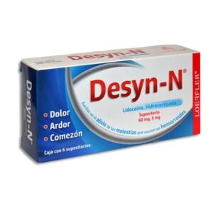 DESYN-N 60/5 SUPOSITORIO C/6