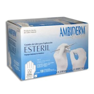 GUANTE DE LATEX EST P/EXPL MED CAJA C/100