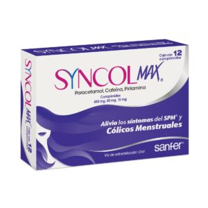 SYNCOL MAX 650/60/15MG COMP C/12