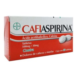 CAFIASPIRINA 500/30MG TAB C/40