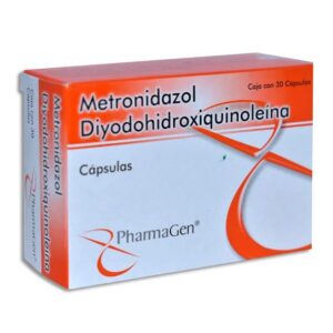 METRONIDAZOL/DIYODOHIDROXIQUINOLEINA 400/200MG CAP C/30