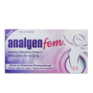 ANALGEN FEM 220/300/25MG TAB. C/12