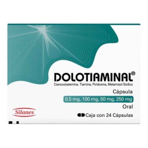 DOLO-TIAMINAL 500UG/100/50/250MG CAP. C/24