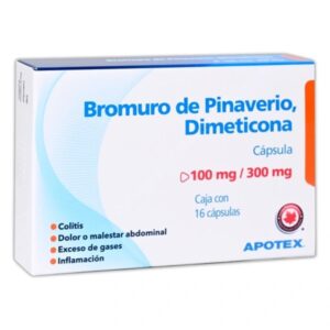 PINAVERIO/DIMETICONA 100/300MG CAP C/16