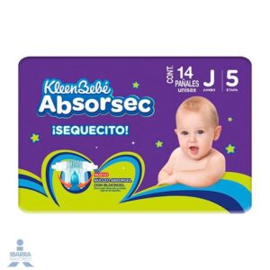 PAÑAL ABSORSEC JUMBO C/14