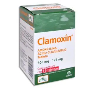 CLAMOXIN 500/125MG TAB C/16