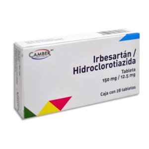 IRBESARTAN + HCTZ 150MG+12.5MG TAB C/28