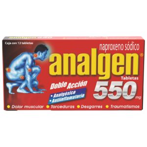 ANALGEN 550MG COMPRIMIDOS C/12