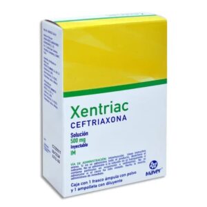 XENTRIAC 500MG/2ML SOL INY IM C/1SIN JERINGA