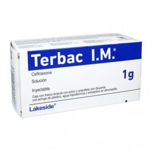 TERBAC 1GR/3.5ML SOL INY I.M. C/1