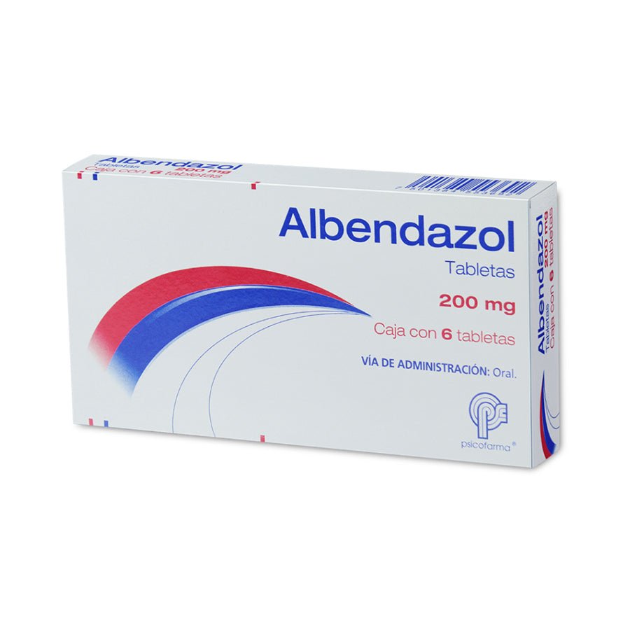 ALBENDAZOL 200MG TAB C/6