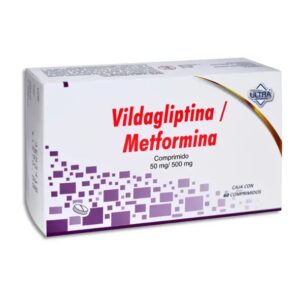 VILDAGLIPTINA/METFORMINA 50/500MG COMP C/60