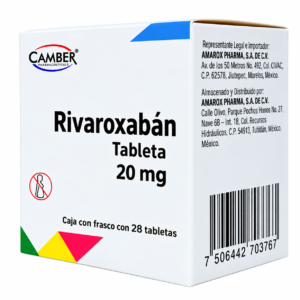 RIVAROXABÁN 20MG COMPRIMIDOS C/28