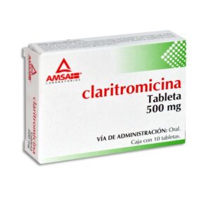 CLARITROMICINA 500MG COMPRIMIDOS C/10