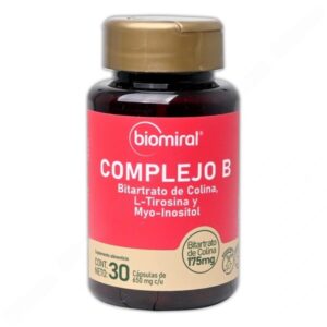 COMPLEJO B/COLINA/TIROISA/MYO-INOSITOL 650MG CAP C/30