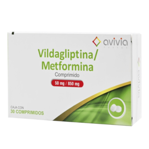 VILDAGLIPTINA/METFORMINA 50MG/850MG TAB C/30