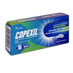 COPEXIL 500/25/5/4MG TAB C/10