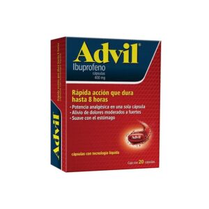 ADVIL MAX 400MG CÁPSULAS C/20