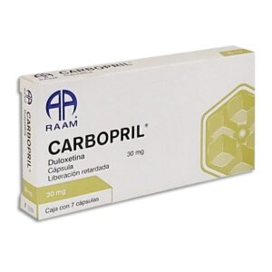 CARBOPRIL 30MG CAP LR C/7