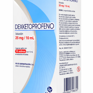 DEXKETOPROFENO 25 MG/10 ML SOBRE C/10