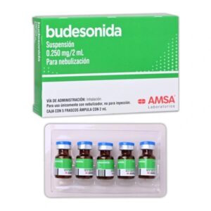 BUDESONIDA 0.250MG/2ML AMP C/5 AMP 2ML P/NEBULIZAR