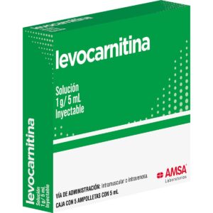 LEVOCARNITINA 1GR/5ML SOL INY C/5