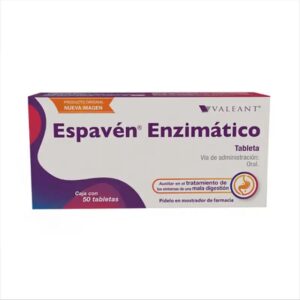 ESPAVEN ENZIMATICO 130/40/25/5MG TAB C/50